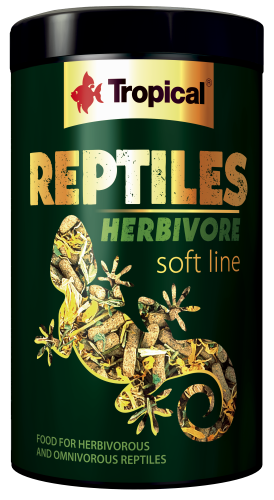 TROPICAL Reptiles Herbivore Soft Pokarm dla Gadów Roślinożernych 1000ml 260g