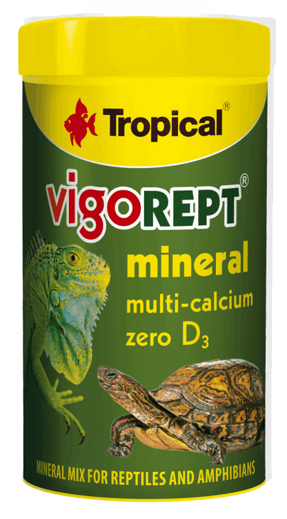 TROPICAL Vigorept Mineral Wapń dla Gadów Płazów Bez D3 60g