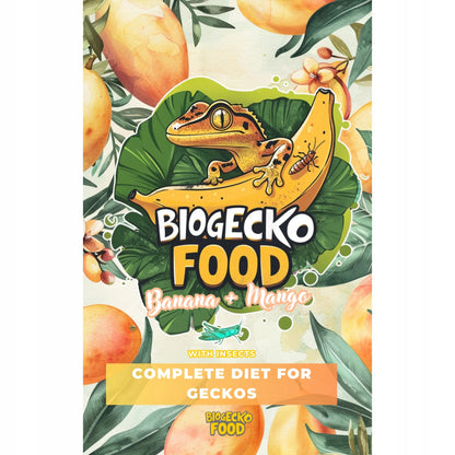 BioGecko Food Banan + Mango 30g - pokarm (papka) dla gekonów