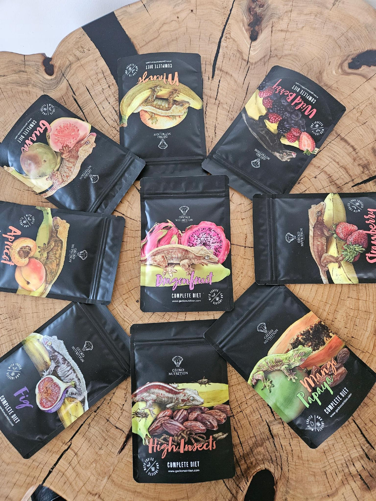 Gecko Nutrition Strawberry (truskawka) 250g - pokarm (papka) dla gekona