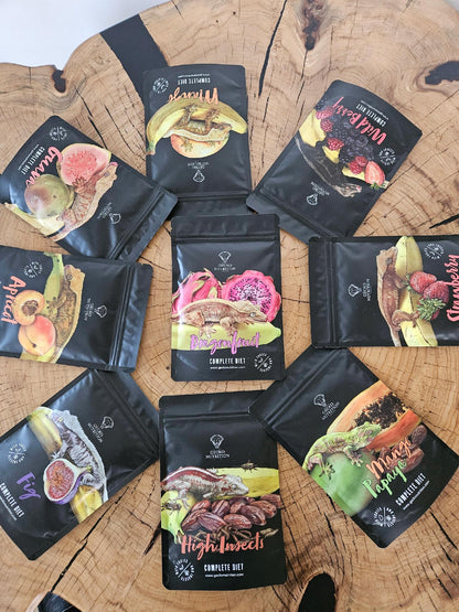 Gecko Nutrition Strawberry (truskawka) 250g - pokarm (papka) dla gekona