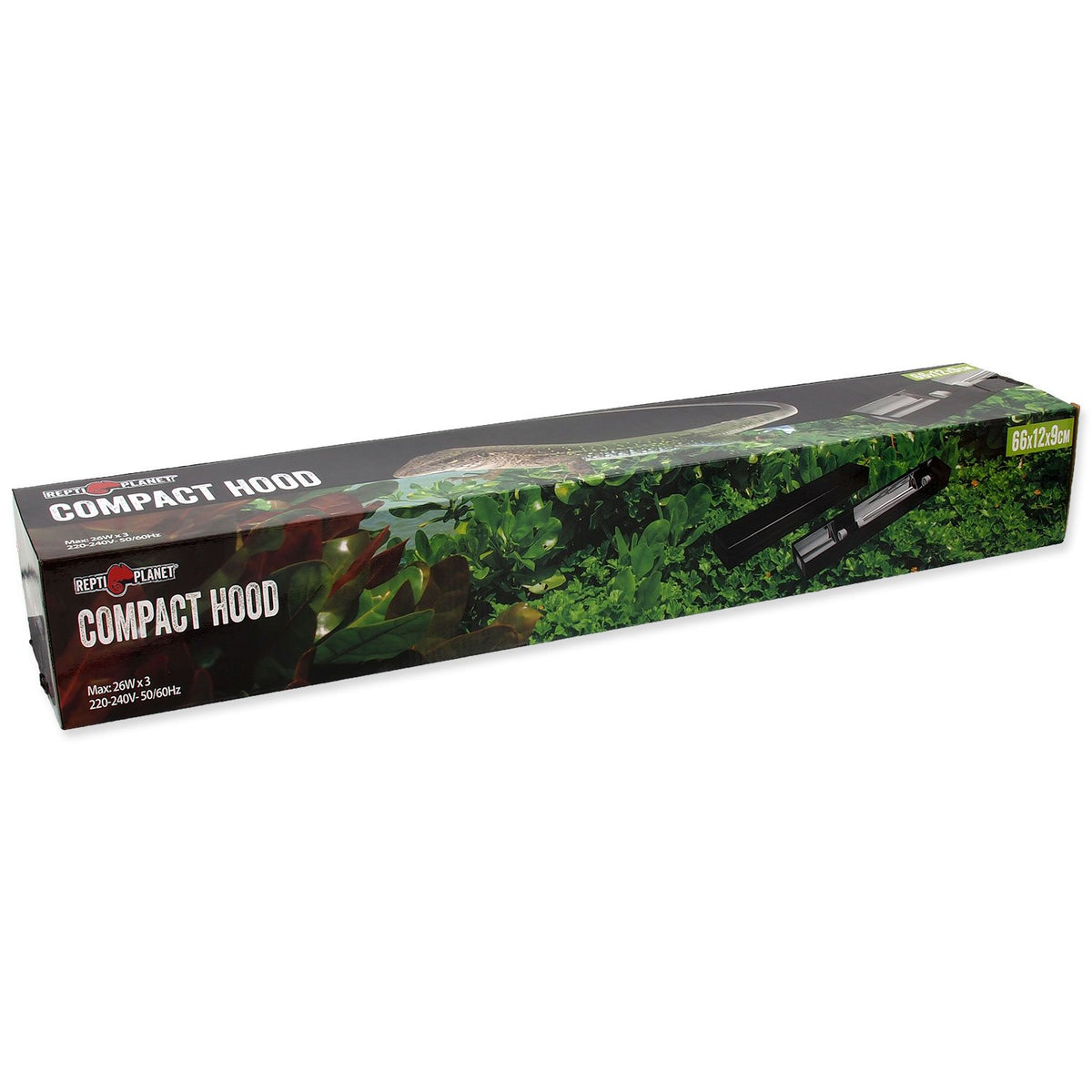 REPTI PLANET Compact Hood 66cm Belka Oprawa do Terrarium E27 na 3 Żarówki