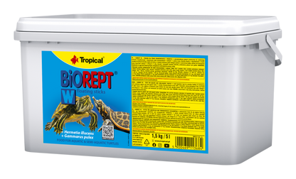 TROPICAL Biorept W Pokarm dla Żółwi Wodnych Pałeczki Pływające 1000ml 300g
