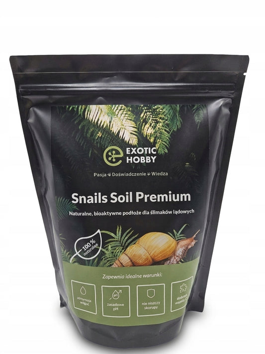 Exotic Hobby Snails Soil Premium podłoże bioaktywne dla ślimaków 3L