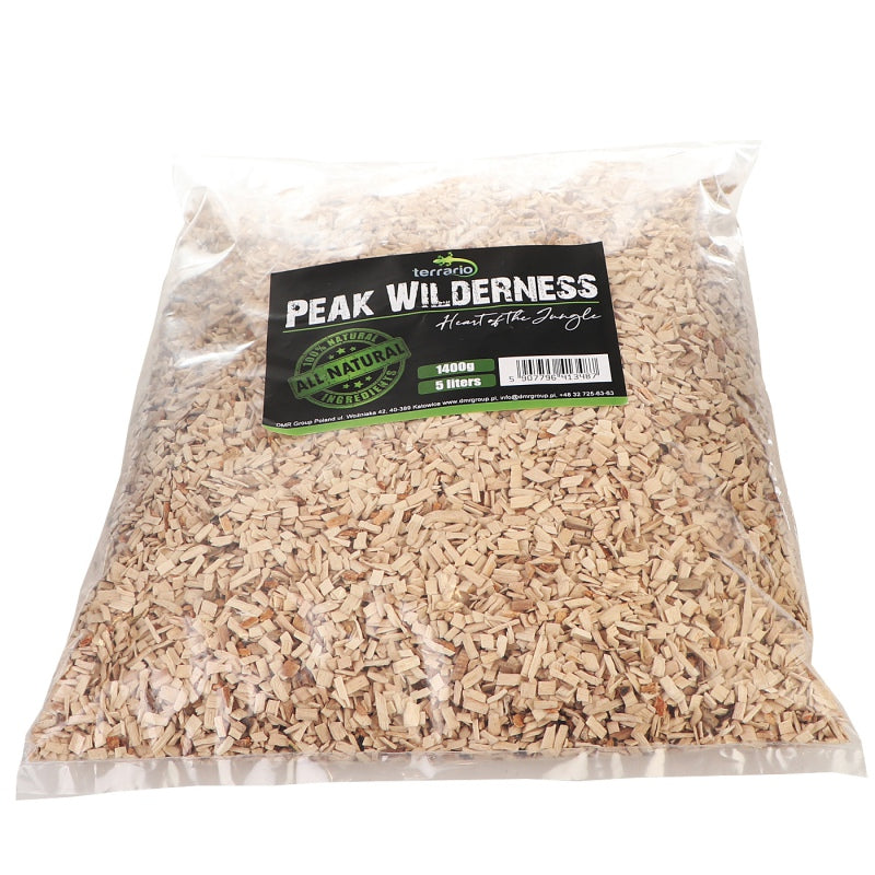 TERRARIO Peak Wilderness 5L Drobne Zrębki Bukowe Podłoże do Terrarium