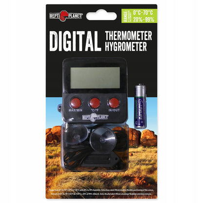 REPTI PLANET termometr/higrometr LCD zewnętrzny do Terrarium