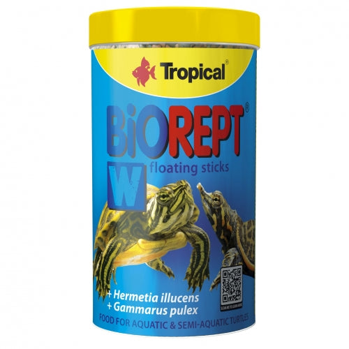 TROPICAL Biorept W Pokarm dla Żółwi Wodnych Pałeczki Pływające 250ml 75g