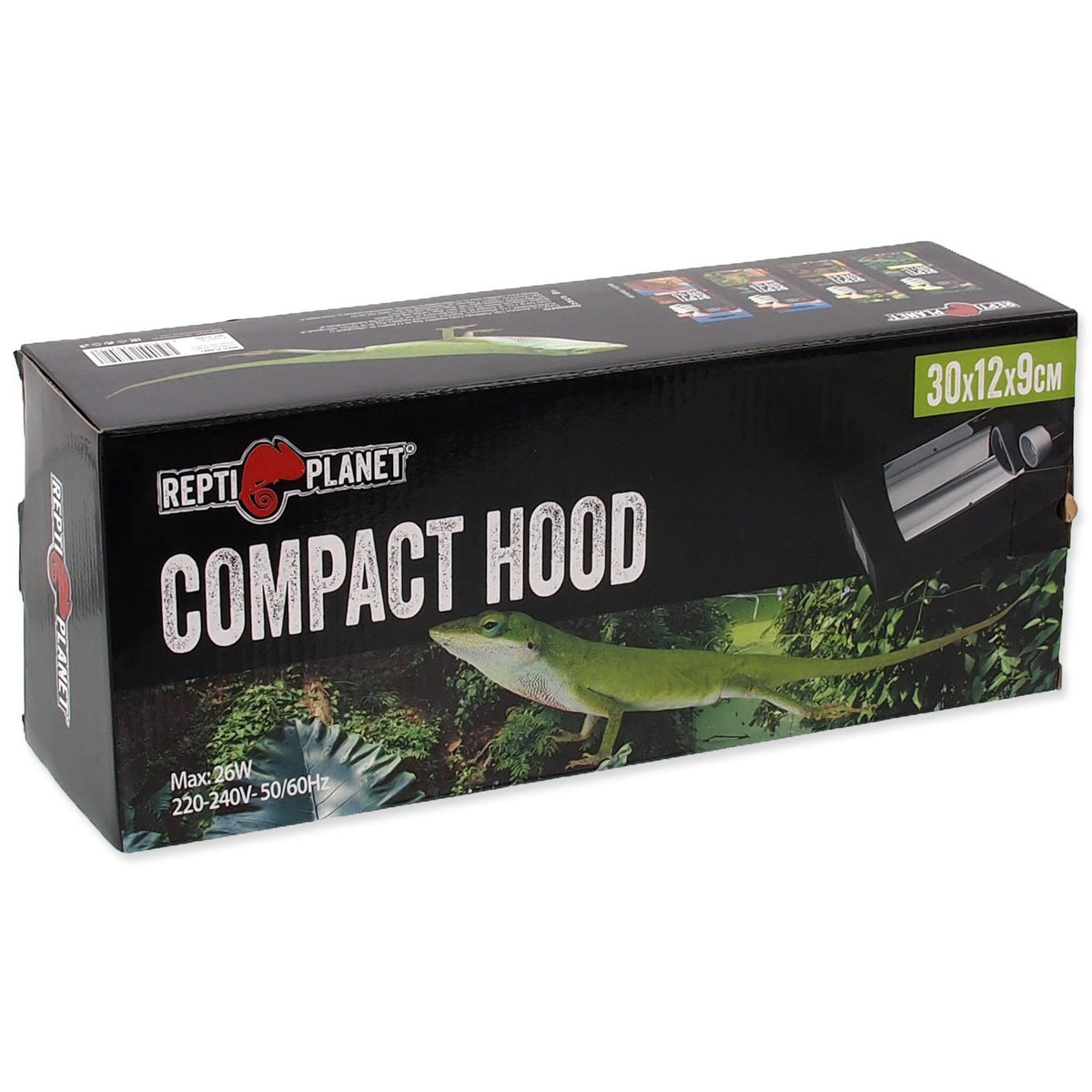 REPTI PLANET Compact Hood 30cm Belka Oprawa do Terrarium E27 1 Żarówka