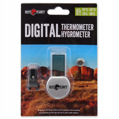 REPTI PLANET Termometr/Higrometr 2w1 z wyświetlaczem LCD do terrarium