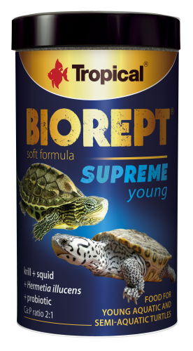 TROPICAL Biorept Supreme Young Pokarm Młodych Żółwi Wodnych 250ml 90g