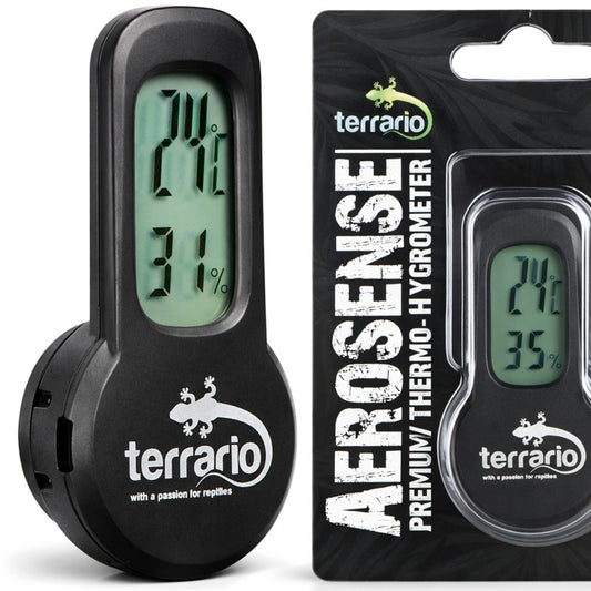 TERRARIO AeroSense Cyfrowy Termometr i Higrometr LCD do Terrarium