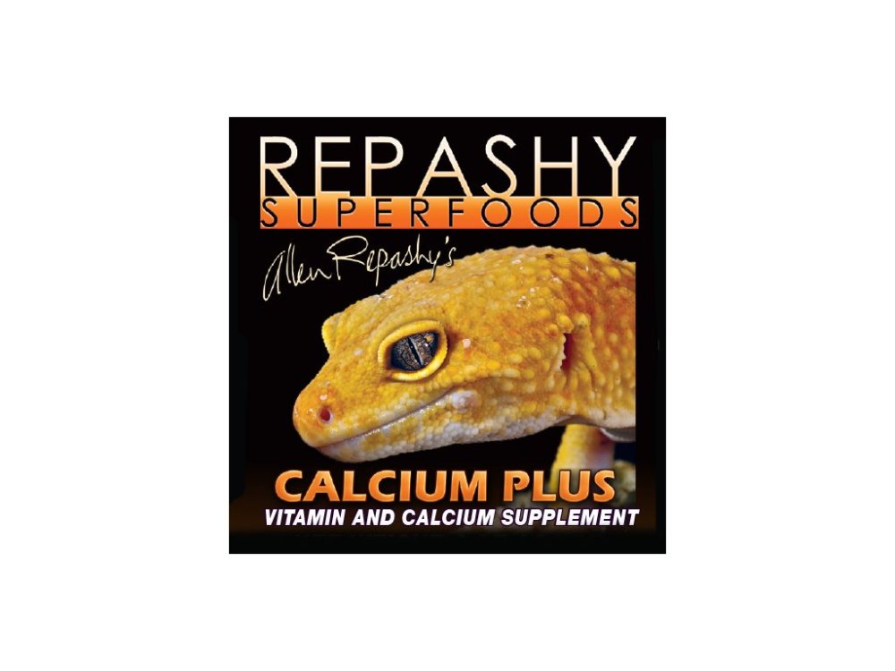 REPASHY Calcium Plus 170 g witaminy i wapń dla gadów i płazów
