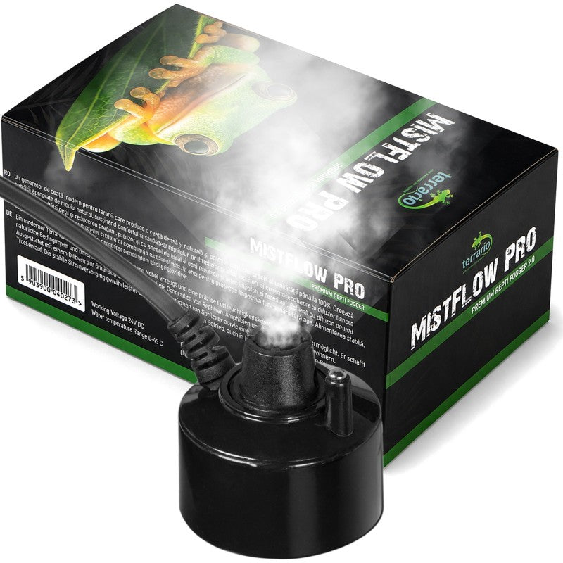 TERRARIO Mistflow Pro - Zamgławiacz Fogger do Terrarium Generator Mgły