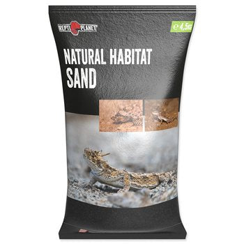 REPTI PLANET Substrate Sand Black 4,5kg - podłoże, piasek czarny 4,5kg