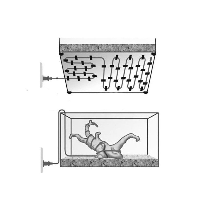 TERRARIO Kabel Grzewczy do Terrarium Silikonowy Wodoodporny 15W 5.5m