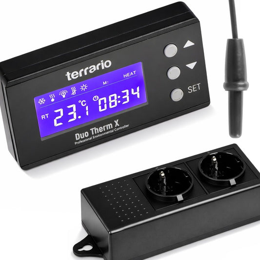 TERRARIO Duo Therm X Termostat Dzień Noc z Programatorem Czasowym