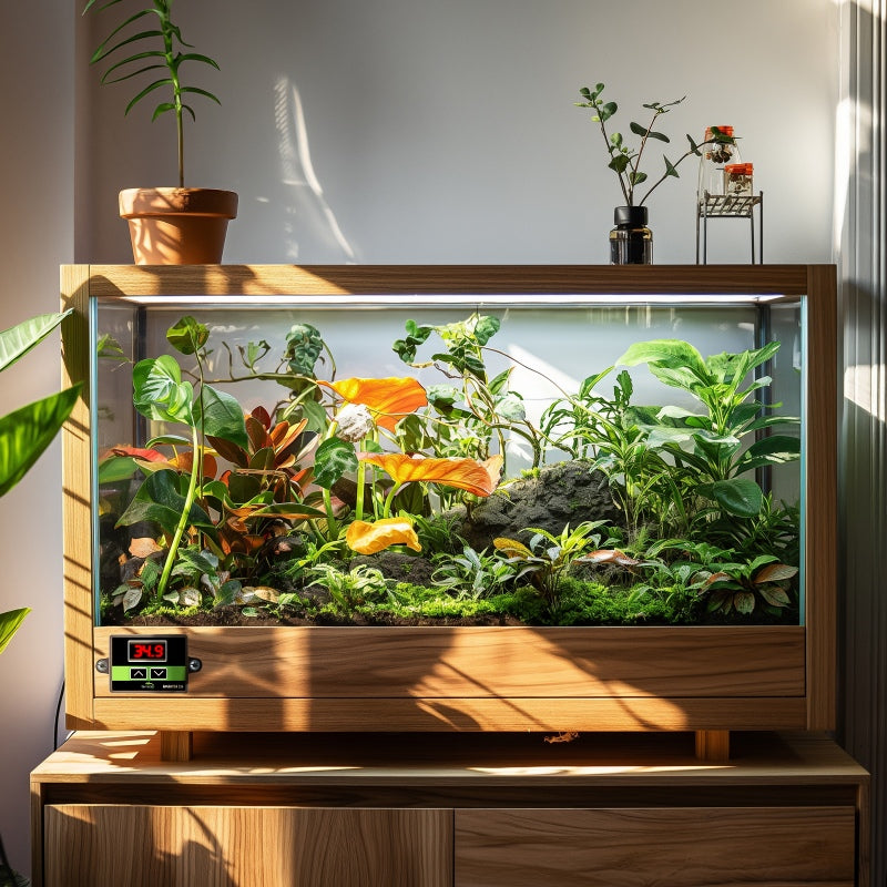 TERRARIO Amantea 28W Mata Grzewcza z Termostatem i Sondą 53x28cm