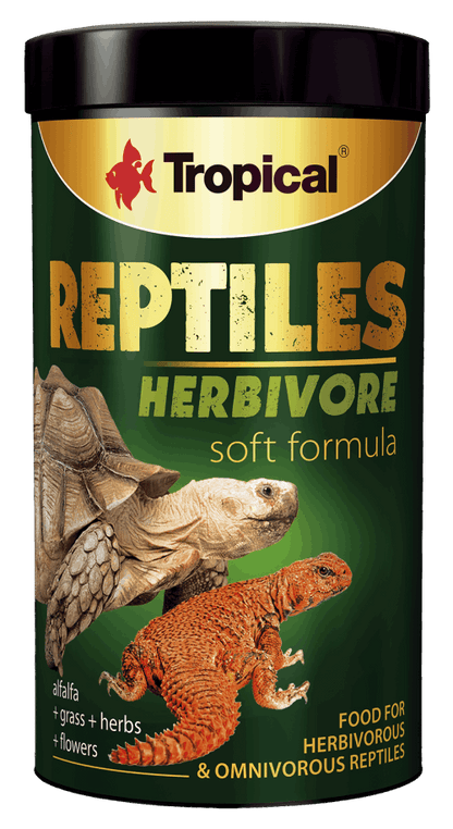 TROPICAL Reptiles Herbivore Soft Pokarm dla Gadów Roślinożernych 1000ml 260g
