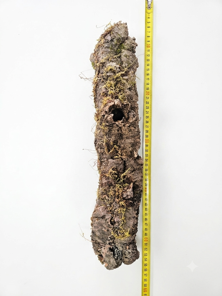 Tuba korkowa do terrarium ok. 44cm średnica otworu ok 4cm