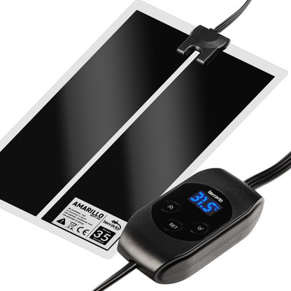 TERRARIO Amarillo Mata Grzewcza 35W z Termostatem LCD do Terrarium 65x28cm