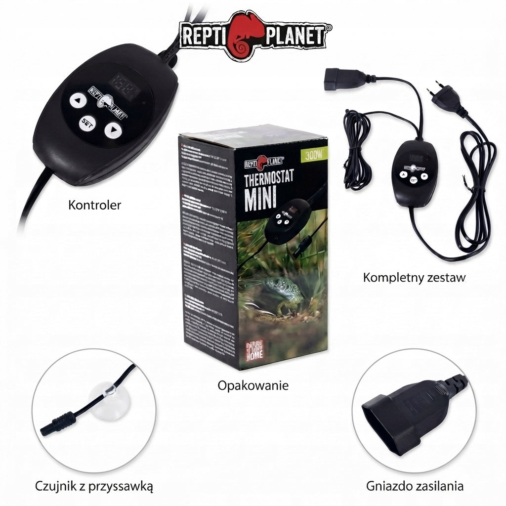 REPTI PLANET Termostat Mini PID 300W - precyzyjna regulacja temperatury