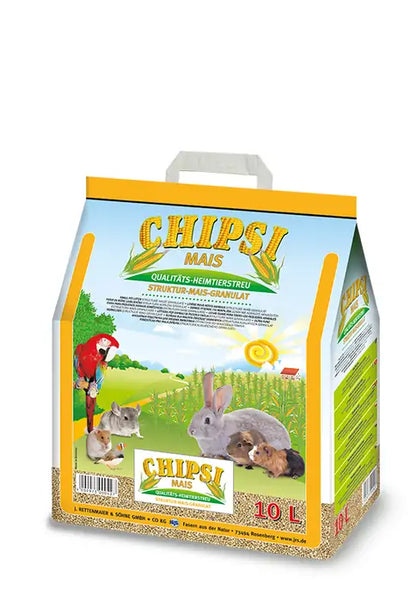 CHIPSI MAIS ściółka kukurydziana dla gryzoni, ptaków, gadów, granulat 10L