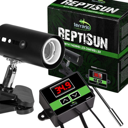 TERRARIO ReptiSun Temperature Control Lampa z Termostatem Sonda E27 Klips