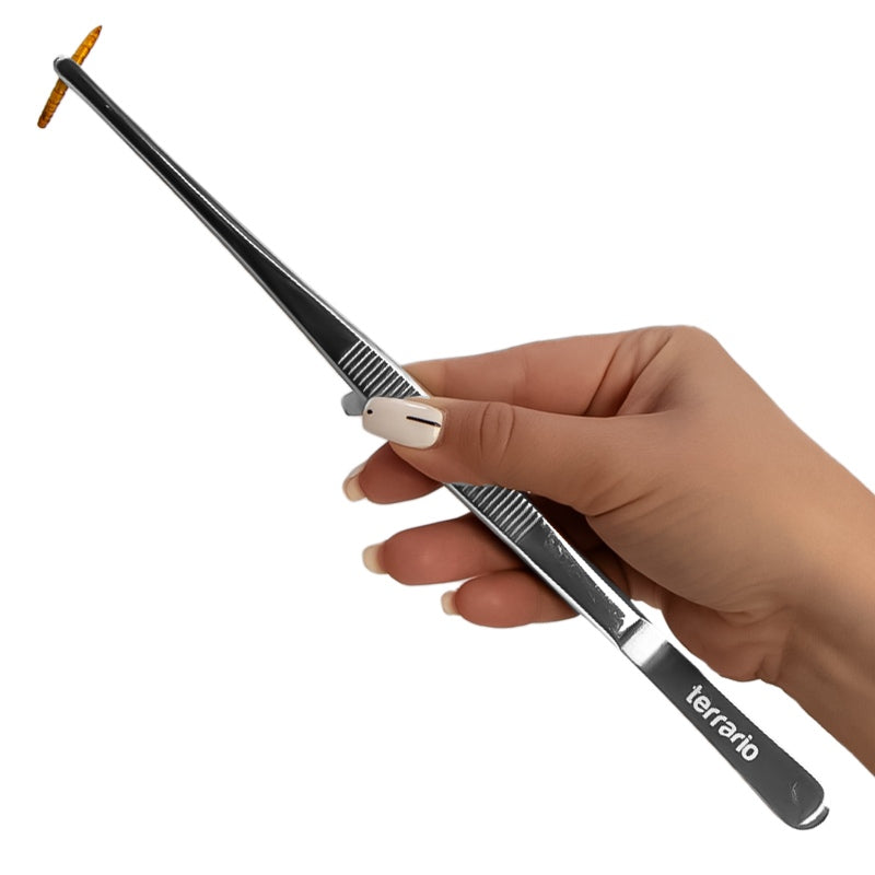 TERRARIO ViperTweez Simple S Pęseta Prosta 20cm Wodoodporna, Nierdzewna