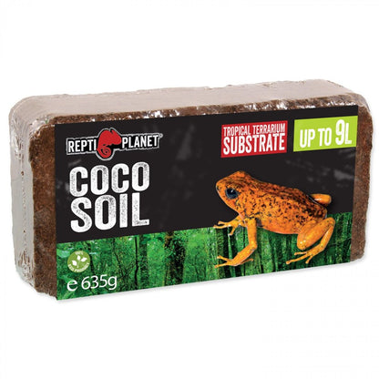 REPTI PLANET kostka kokosowa 635g podłoże, substrat do terrarium