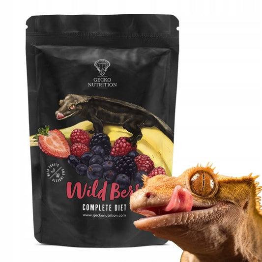 Gecko Nutrition Wild Berry (owoce leśne) 250g - pokarm (papka) dla gekona