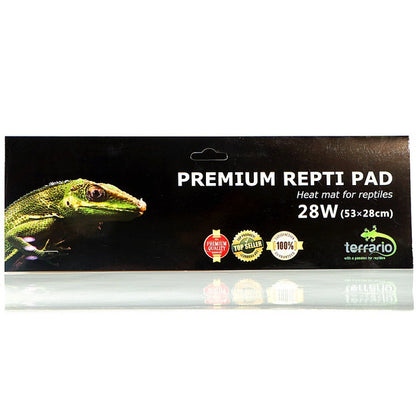 TERRARIO Premium Repti Pad 28W – Mata Grzewcza z Regulacją Mocy 53x28cm