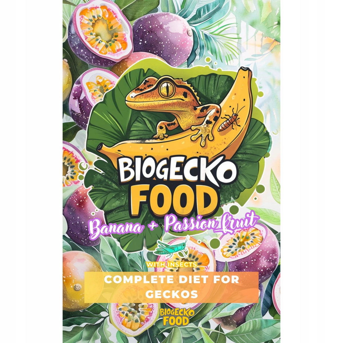 BioGecko Food Banan + Marakuja 30g - pokarm (papka) dla gekonów