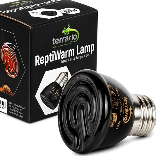 TERRARIO ReptiWarm 25W Mini Emiter Ciepła, Promiennik Ceramiczny Terrarium