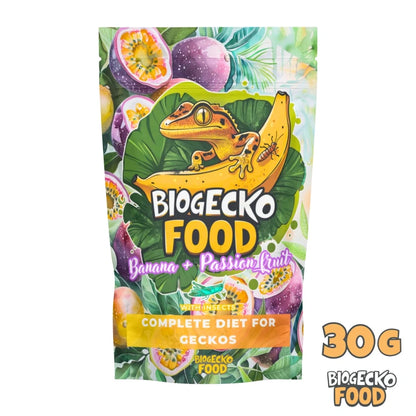 BioGecko Food Banan + Marakuja 30g - pokarm (papka) dla gekonów