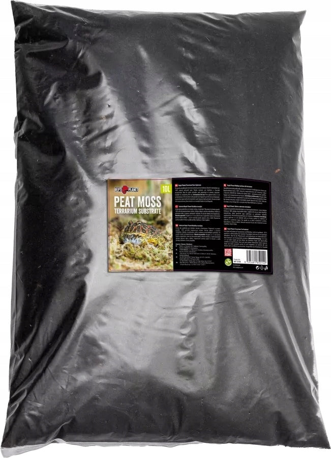 REPTI PLANET Naturalny Torf do Terrarium (PEAT MOSS) 10L - podłoże torfowe