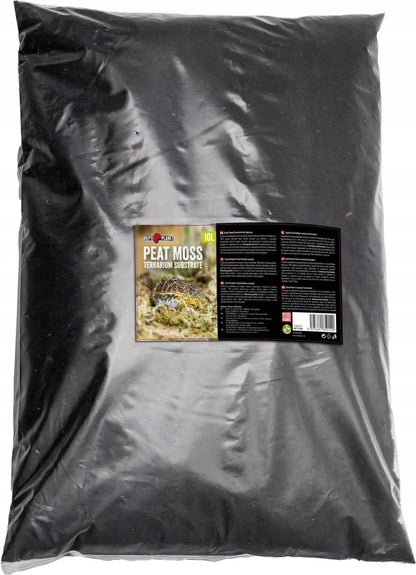 REPTI PLANET Naturalny Torf do Terrarium (PEAT MOSS) 10L - podłoże torfowe