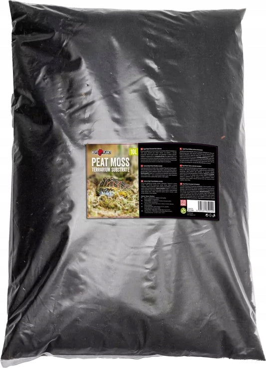 REPTI PLANET Naturalny Torf do Terrarium (PEAT MOSS) 10L - podłoże torfowe