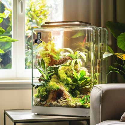 TERRARIO AeroSense Cyfrowy Termometr i Higrometr LCD do Terrarium