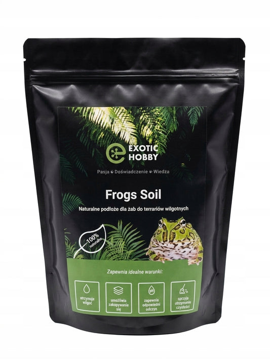 Exotic Hobby Frogs Soil podłoże bioaktywne dla żab 3L