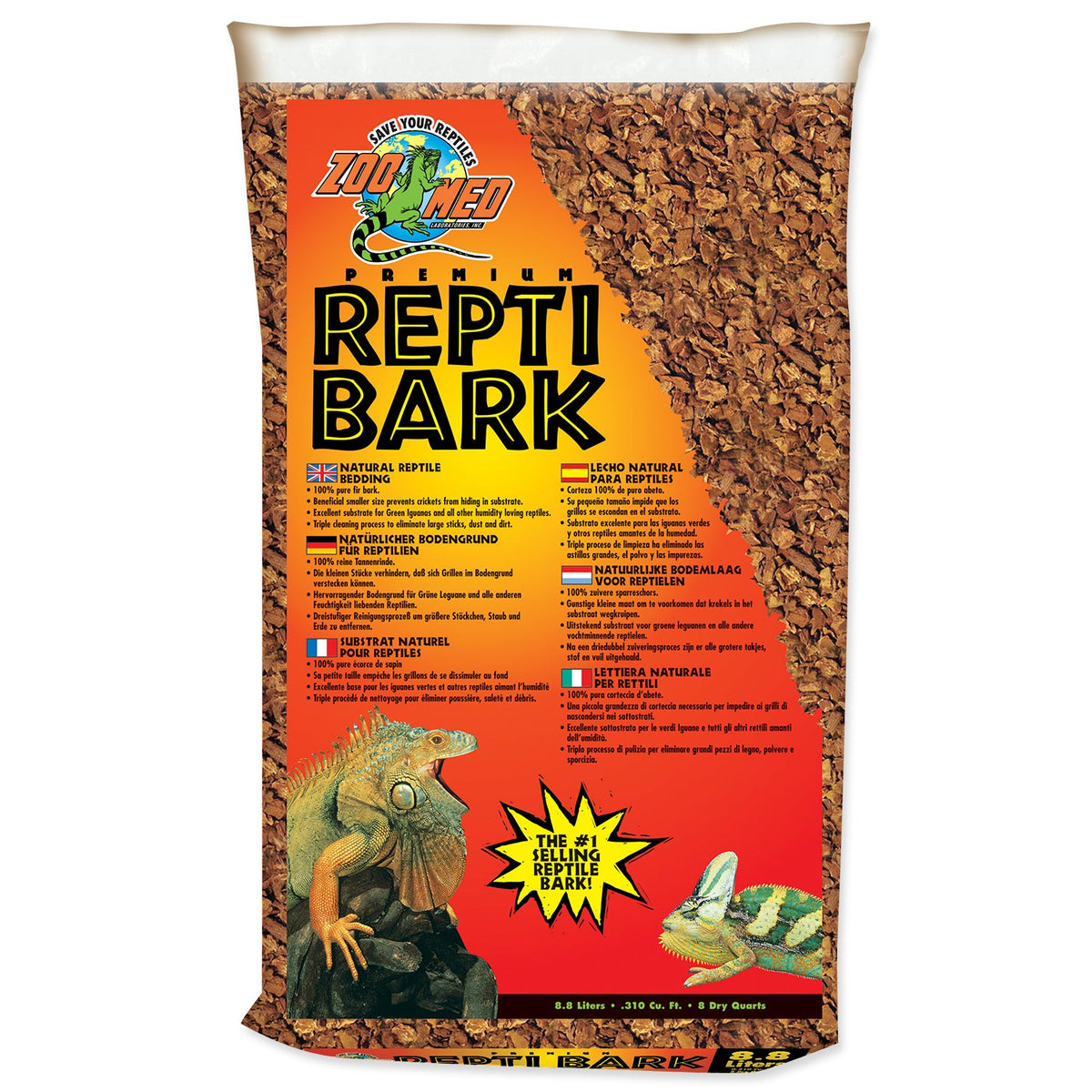 ZOO MED Repti Bark Podłoże Kora Jodłowa do Terrarium 8,8L Ściółka