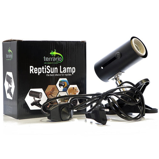 TERRARIO ReptiSun Lampa z Klipsem i Regulatorem Oprawka E27 200W
