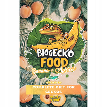 BioGecko Food Banan + Morela 30g - pokarm (papka) dla gekonów
