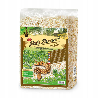 Pet's Dream Snake lignocel, aspen, podłoże, ściółka dla węży 2kg JRS
