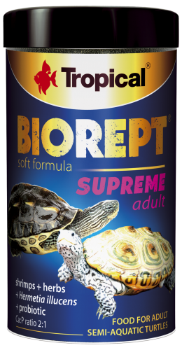 TROPICAL Biorept Supreme Adult Pokarm Żółwia Wodno-Lądowego 250ml 70g