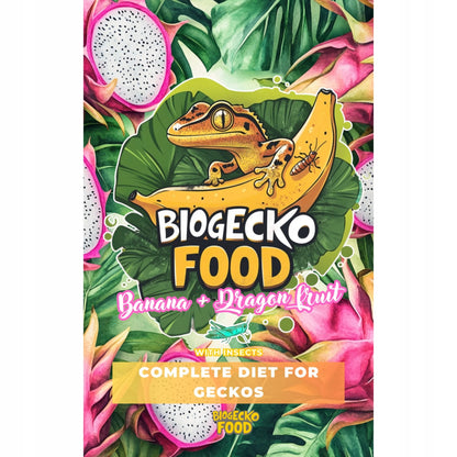 BioGecko Food Banan + Smoczy Owoc 30g - pokarm (papka) dla gekonów