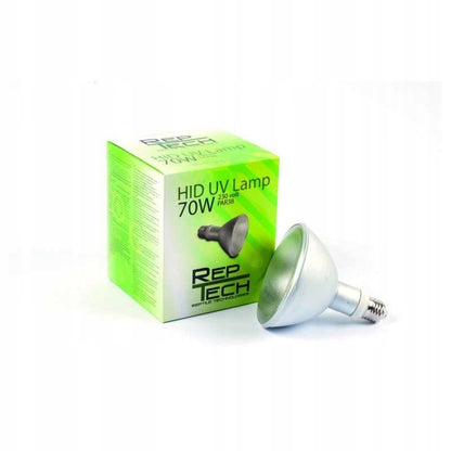 RepTech Lampa Metahalogenowa HID UV 70W PAR38 E27 do Terrarium