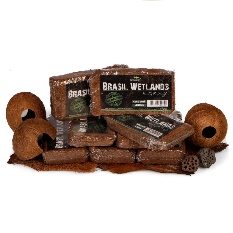 TERRARIO Brasil Wetlands 4L Podłoże Kokosowe Włókno do Terrarium Substrat