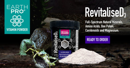 ARCADIA EarthPro ReVitaliseD3 Witaminy D3 dla Gadów i Płazów 100g