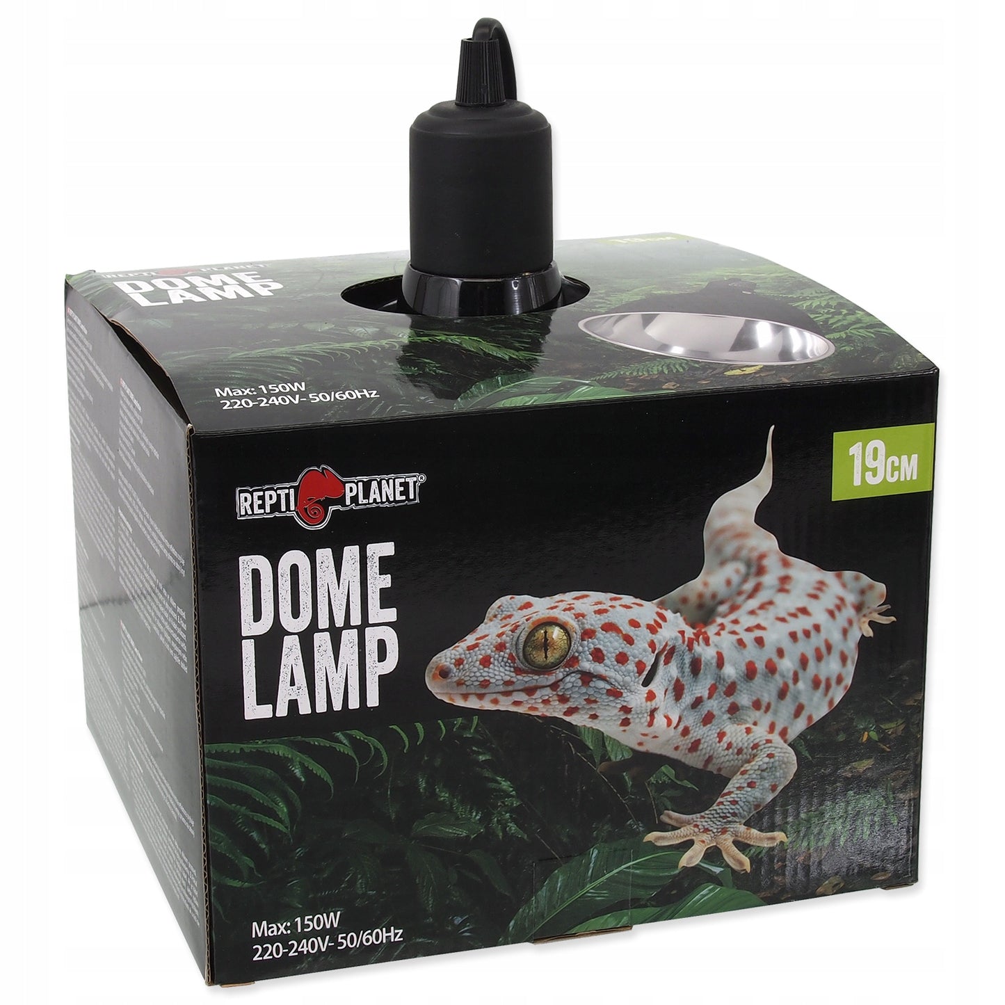 REPTI PLANET oprawa z kloszem 19cm wysoka E27 do terrarium (DOME LAMP)