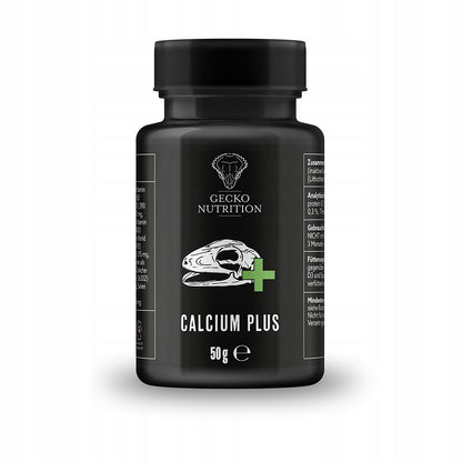 Gecko Nutrition CALCIUM PLUS Wapno i Witaminy 50g